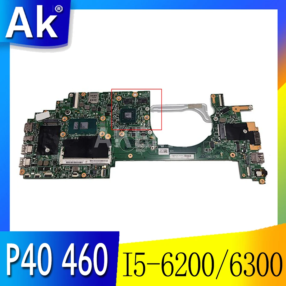 

MB 14283-3 14283-2 14283-1 Материнская плата для ноутбука Lenovo Thinkpad P40 Йога 460 материнская плата портативного компьютера с I5-6200 I5-6300 процессор + 2 Гб GPU