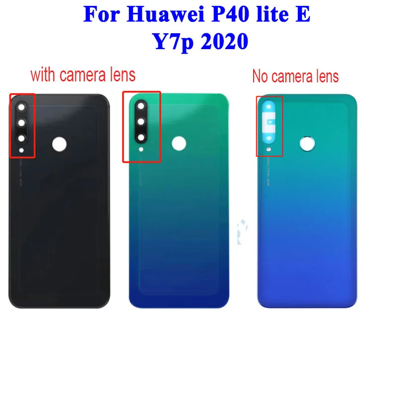 Фото Задняя крышка батарейного отсека 6 39 дюйма для Huawei P40 Lite E стеклянная Y7P 2020 задняя +