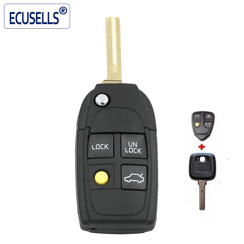 Модифицированный чехол-раскладушка для ключа с дистанционным управлением Volvo XC70