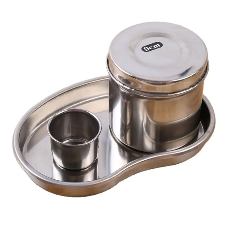 

1PCS Stainless Steel Medical Surgical Dental Dish Environmental Convenient Useful Popular Tray Lab Instrument Tools Storage