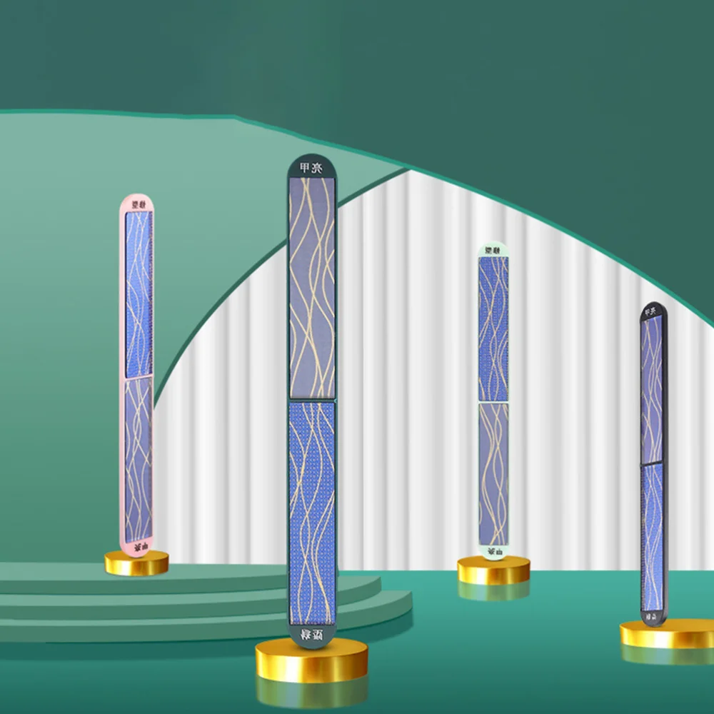 

2PCS Nano Glass Nail File Nail Sanding Polishing Strip Frosted Nail File Strip