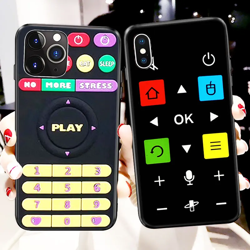 Забавные без большую нагрузку управление музыкой Coque чехол для iPhone 11 Pro Max X 5 S 6 6S XR