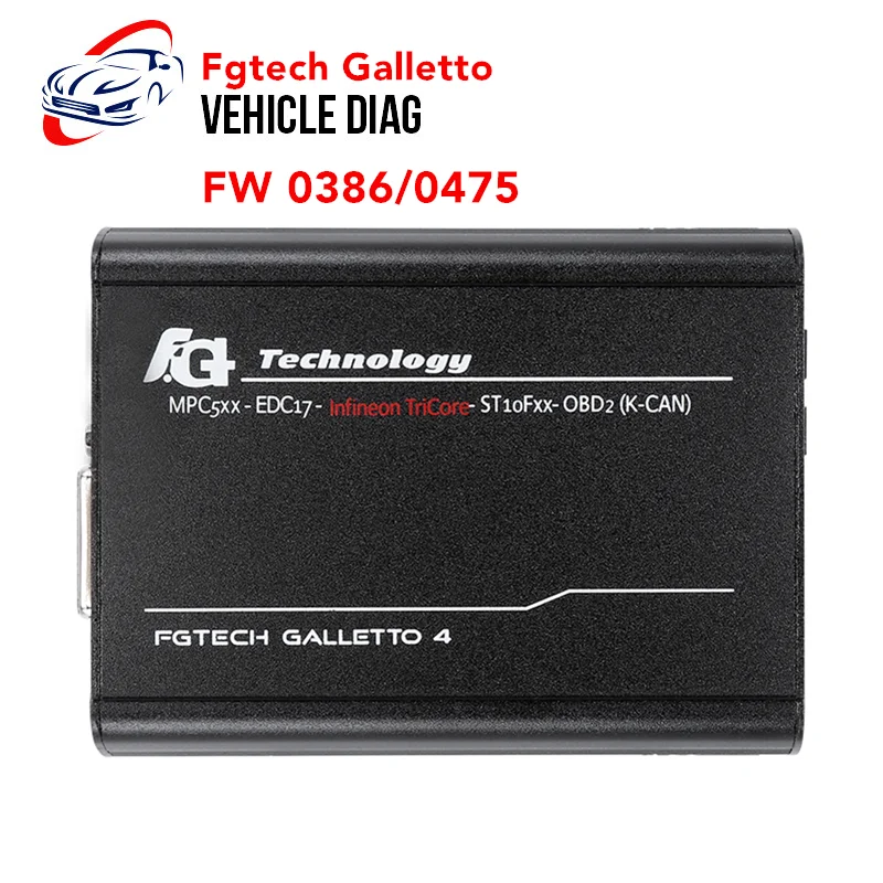 Программатор Fgtech Galletto 4 Master V54 FW 0386/0475 FG Tech инструмент для настройки микросхем