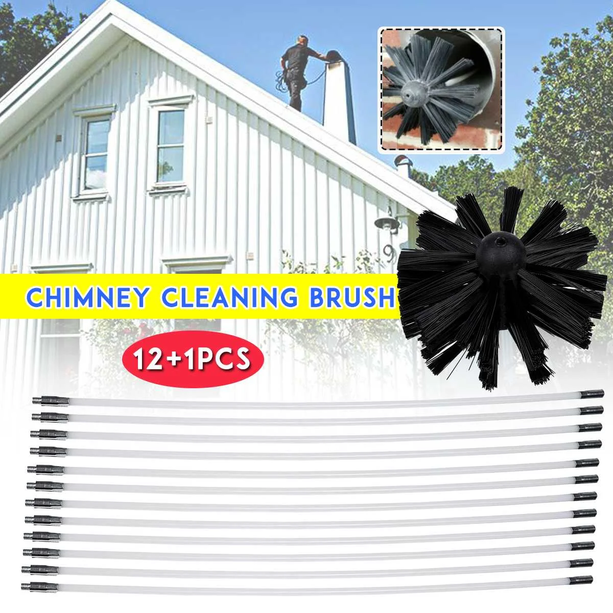 1 набор нейлоновая щетка с 12 длинными ручками | Инструменты