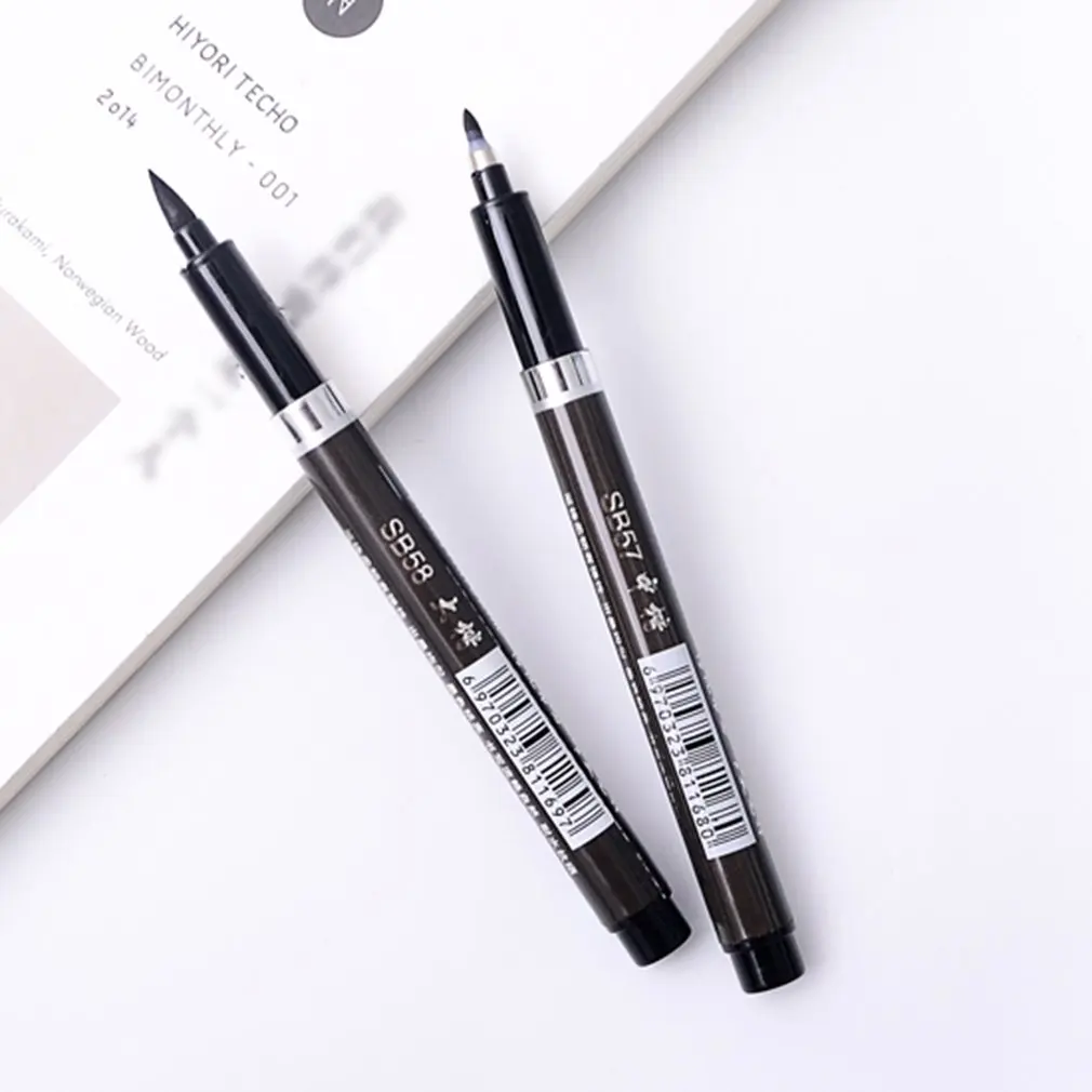 

12pcs/box Calligraphy Pen for Signature Chinese Words Learning Brush Pens Set Art Marker Pens Stationery School Supplies