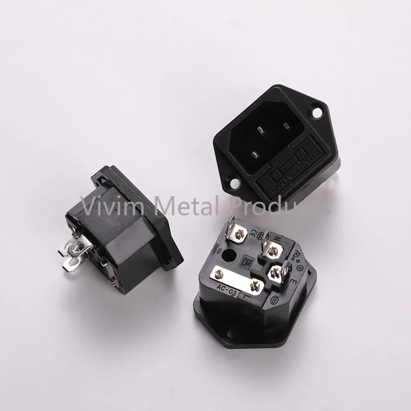 

1 PCS ACPower Socket High Power Wocket15A / 250V Flat Foot With Ear Joint Long Side 44.5mm, Width: 33.2mm Electrical Accessories