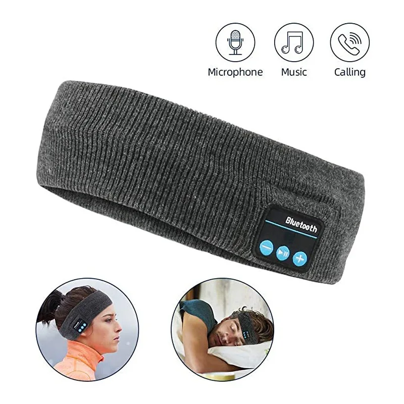 BOJB Bluetooth Музыка головной убор головные уборы для сна Наушники Спикер Runing Headset