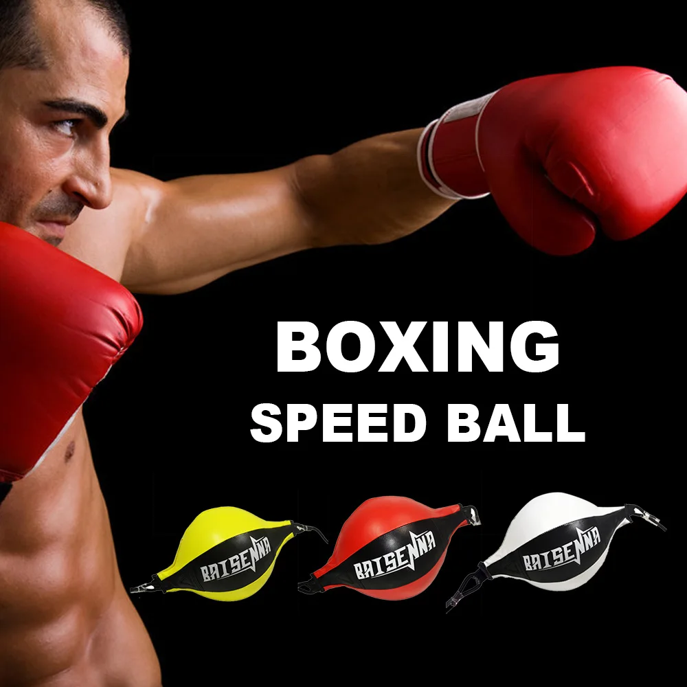 Груша для бокса из ПУ надувной скоростной мяч тренировки фитнеса двусторонний |