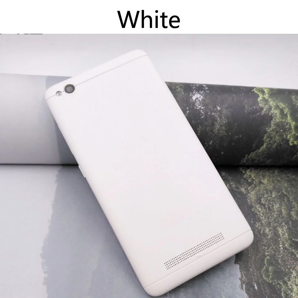 White-No tool 4A задняя крышка батарейного отсека для Xiaomi Redmi 4A задняя крышка батарейного отсека чехол на заднюю крышку корпус замена корпуса - Цвет: White-No tool