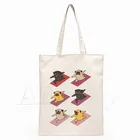 Женские сумки для йоги, мопса, тканевая сумка-тоут, сумка для шоппинга, путешествий, женские многоразовые сумки через плечо, Bolsas De Tela