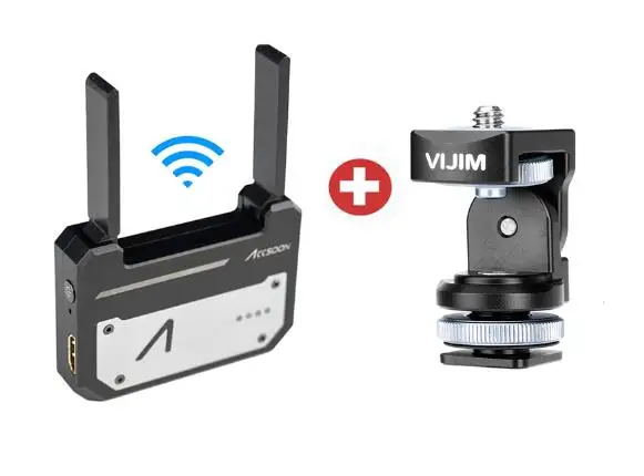 With Monitor Mount Accsoon CineEye 5G беспроводной видео передатчик мини HDMI беспроводной передачи устройства для Andriod телефон IOS iPhone iPad - Цвет: With Monitor Mount