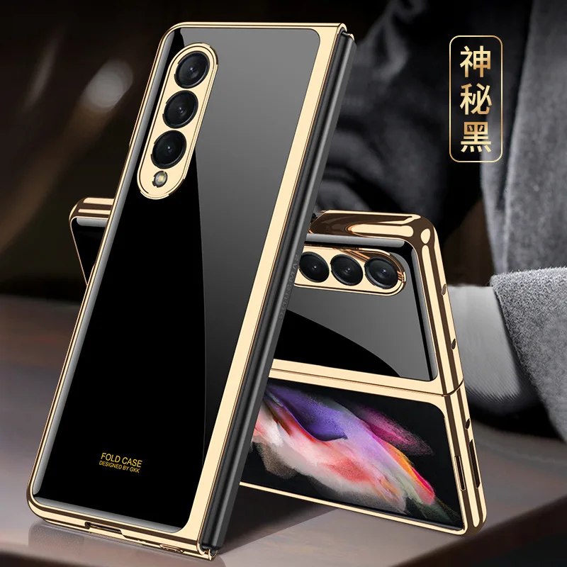 

Чехол из закаленного стекла для Samsung Galaxy Z Fold 3, чехол для Galaxy Z Fold3 5G, чехол F9260 W22