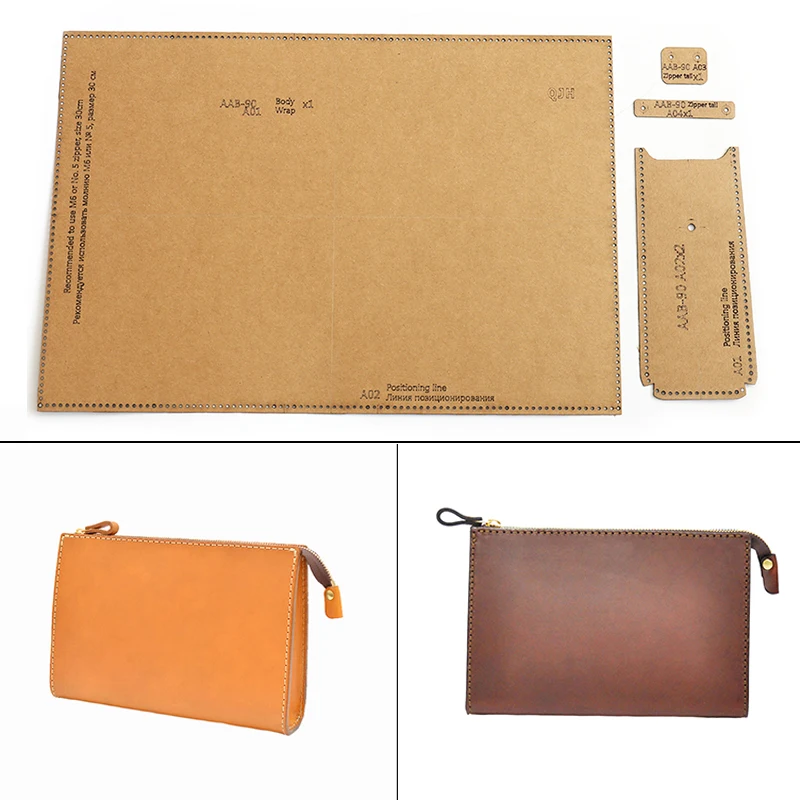 

Handbag Kraft Paper Template Leather Goods Pattern Drawing Mould DIY Leather Tool Wallet Sewing Stencil Supplies