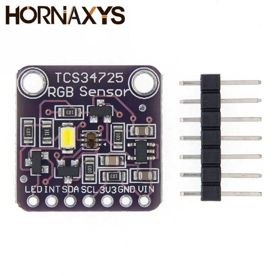 Модуль платы разработки цветного датчика RGB TCS34725 1 шт./10 шт./50 шт./34725 | Электронные