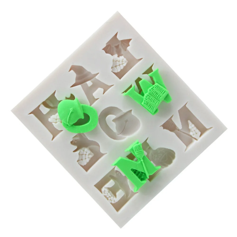 Хэллоуин Ведьма призрак тыква буквы торт форма Сделай Сам торт| |