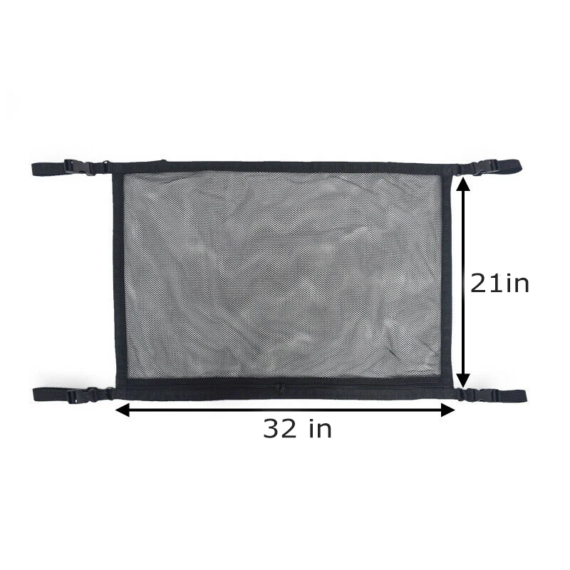 

Portable Car Ceiling Storage Net Car Roof Cargo Trunk Storage Mesh Interior Bag Car Trunk Storage Pouch Sundries Storage