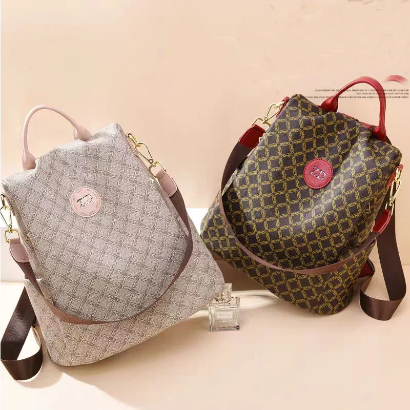 Модный рюкзак женский PU многофункциональный повседневный Противоугонный для