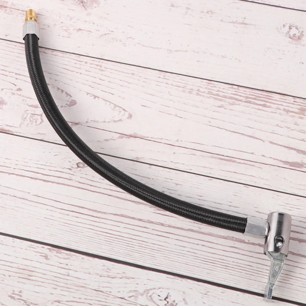 

Locking Air Chuck with Air Hose Inflator Adapter Extension Inflating Tubes for Pump of Bike Motorcycle Car Tire (20cm)