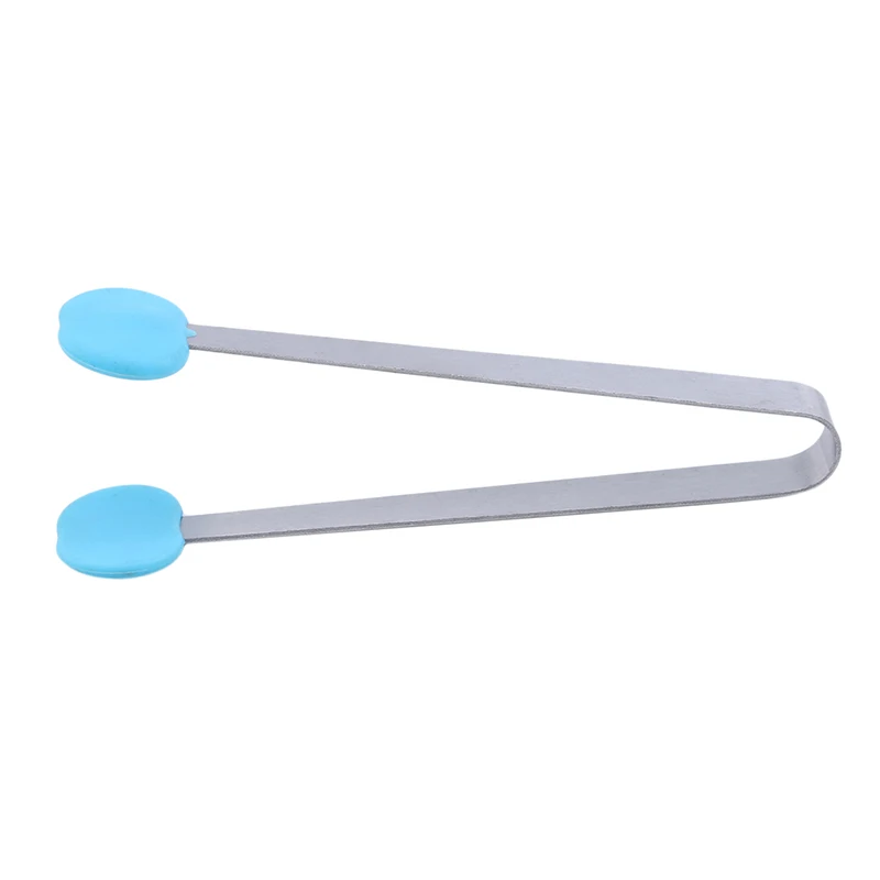 Силиконовые кухонные щипцы для сервировки салата и барбекю ручка из нержавеющей