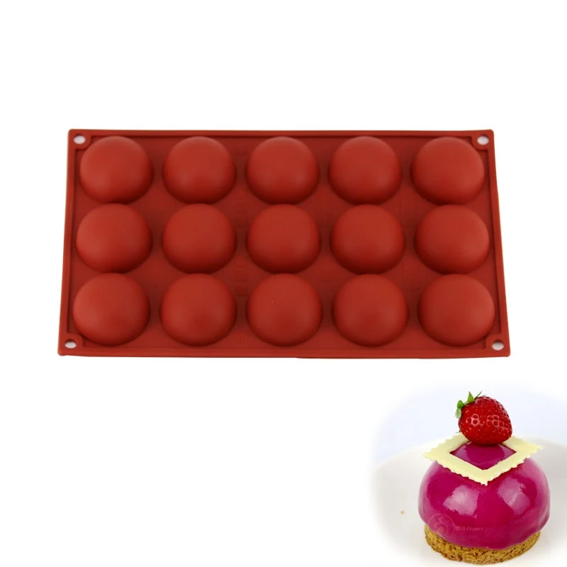 Силиконовая полусферическая форма для шоколада пластиковая печь выпечки