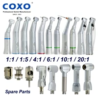 coxo yusendent dental 11 15 41 61 101 201 led fiber optic implant endo low speed push button contra angle handpiece