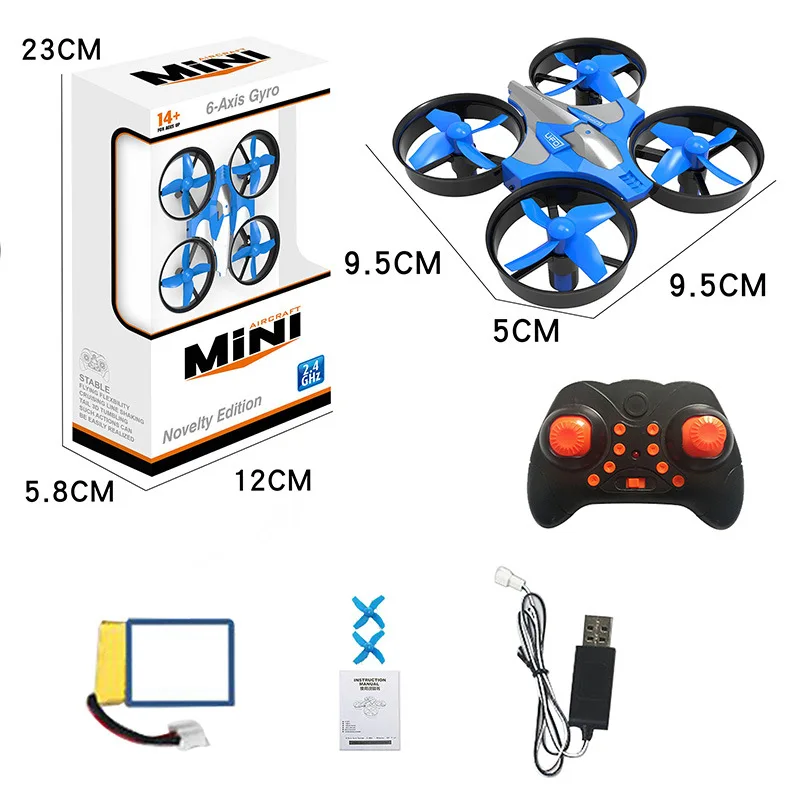

2.4g Mini Four Axis Aircraft 360Rotation Fixed Height One Button Return Small Remote Control Aircraft Children's Toys