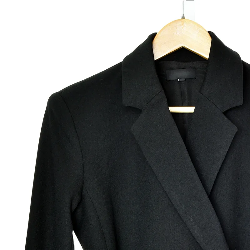 Женское платье весна-лето 2019 новый костюм с длинными рукавами и воротником