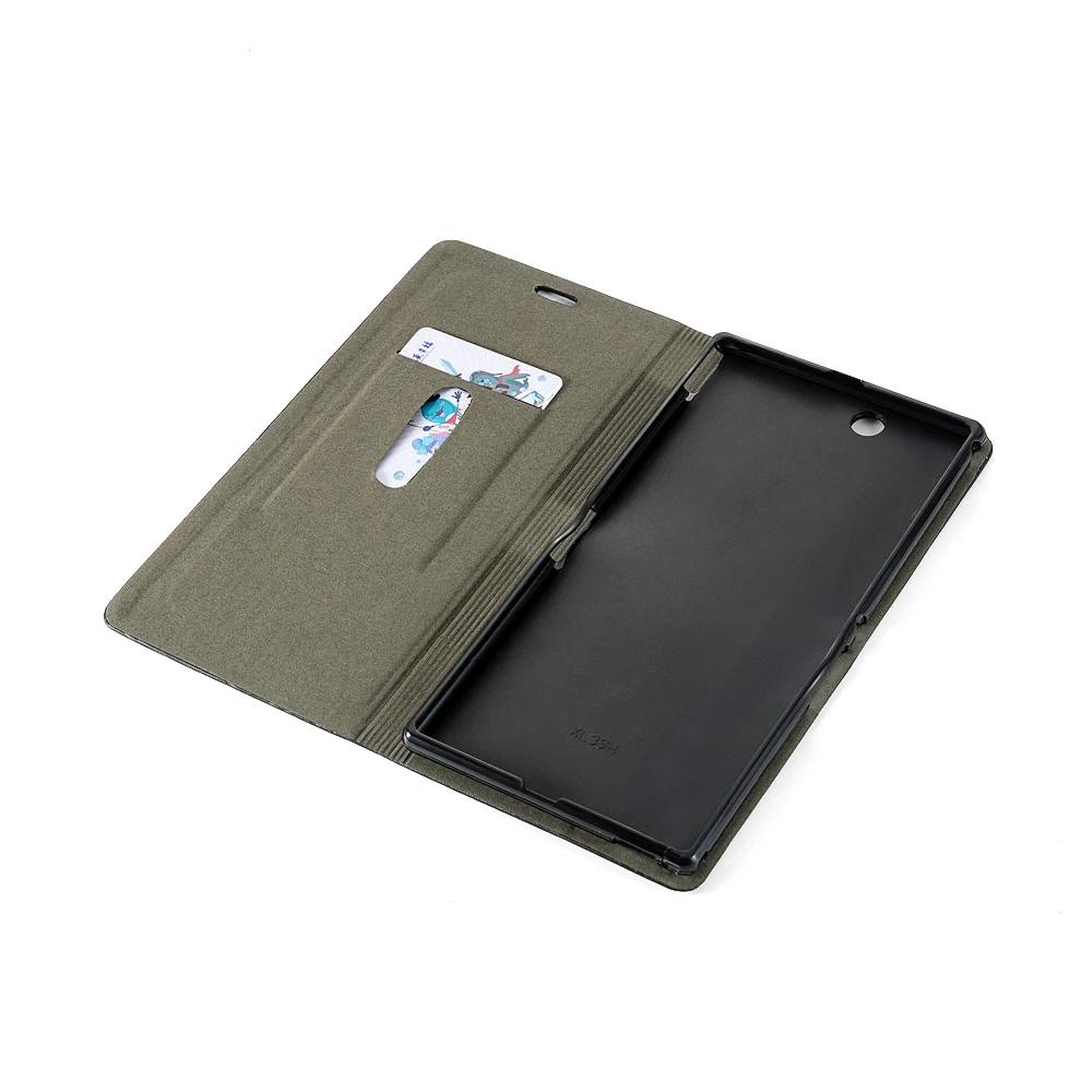 Для sony Xperia Z Ультра чехол Роскошный флип кожаный чехол для телефона Filp задняя крышка для sony Xperia XL39H простой чехол