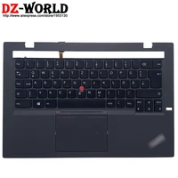 neworigl shell c cover palmrest upper case with german backlit keyboard touchpad for lenovo thinkpad x1 carbon 2nd gen laptop