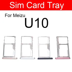 Двойной держатель лотка для sim-карты для Meizu U10 U680h Sim Memoty, гнездо адаптера для карт, запасные части для сотового телефона