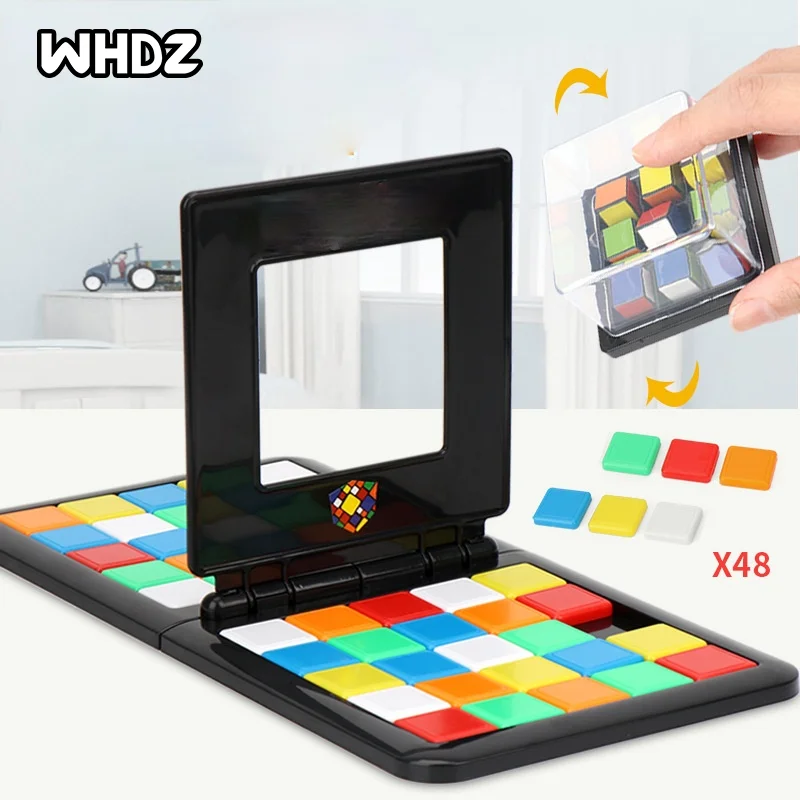 Цвет битва квадратный гоночной игры наряд для родителей и ребенка Рабочий стол