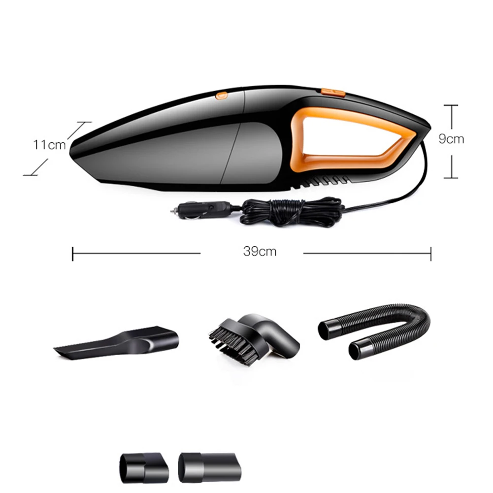 

HOT SALES 12V 120W Portable Dry Wet Dual Use Strong Suction Car Cleaning Vacuum Cleaner