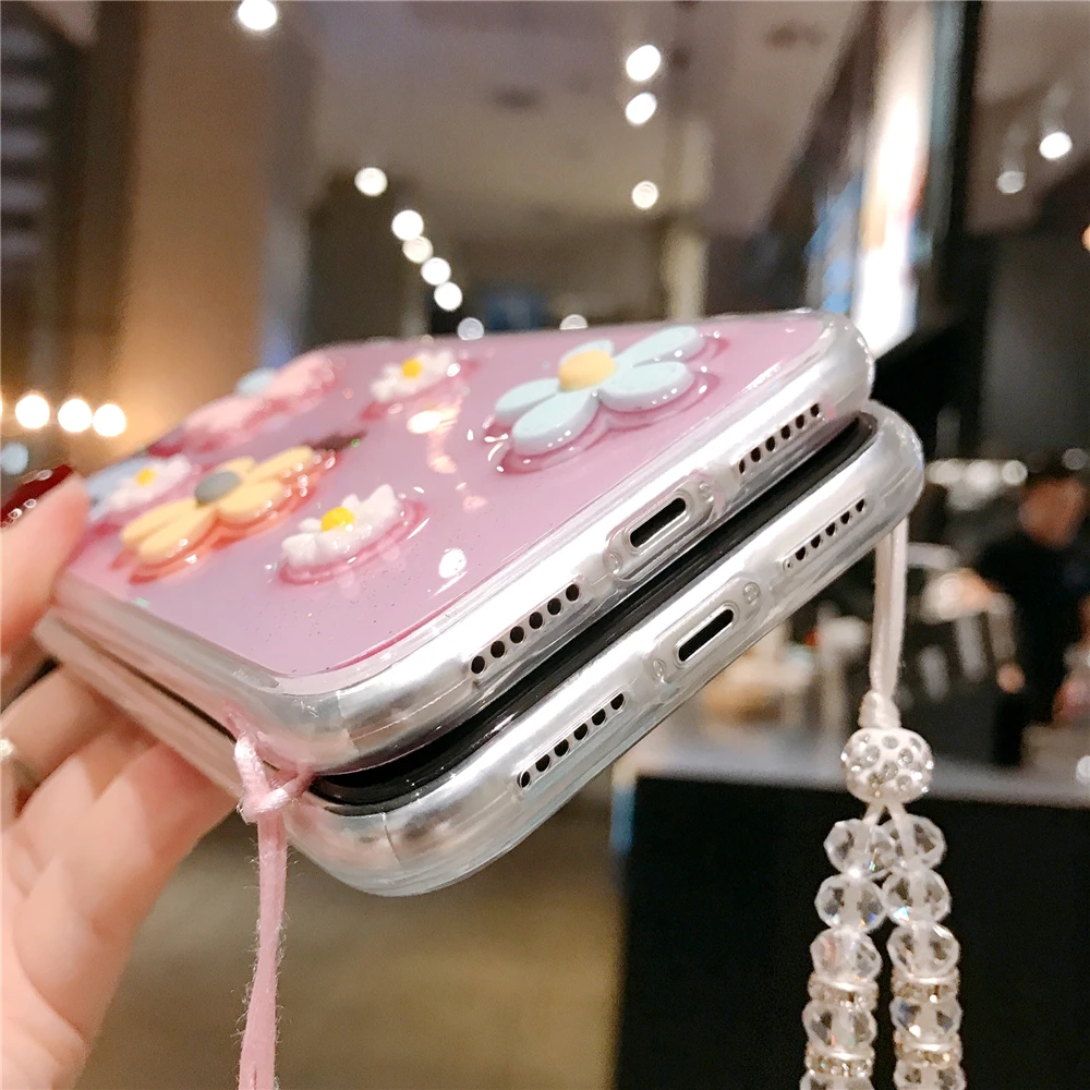 Fresh flowers Soft Case for iPhone 6 7 8 Plus 6SPlus 8Plus X XR XS 11 Pro MAX Luxury Cell Phone Back Cover SE 2020 | Мобильные