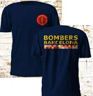 Новые мужские летние футболки bomберс, Барселона, Барка, пожарные, пожарные, летние высококачественные мужские футболки с принтом в уличном стиле