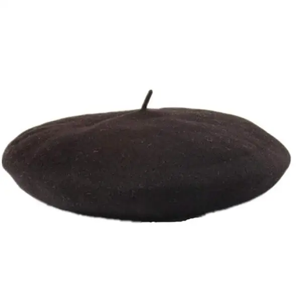 

Europe Vintage Clouds Hat Beret Big for Women Black Artist Cap Accessories Fashion Big Brim