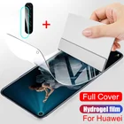 Защитная Гидрогелевая пленка для Huawei Honor 8 9 10 10i 20 Lite Pro P smart 2019 Z 8x 9x Nova 5T, защита экрана, стекло для объектива камеры