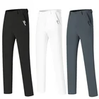 Одежда для гольфа, мужские брюки, одежда для гольфа, уличные спортивные дышащие быстросохнущие солнцезащитные брюки для гольфа из полиэстераспандекса