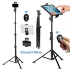 Дорожный Штатив для сотового телефона, селфи-палка, подставка для мобильных телефонов, iPhone, iPAD, HUAWEI, Xiaomi, Redmi, беспроводные, Bluetooth, портативные