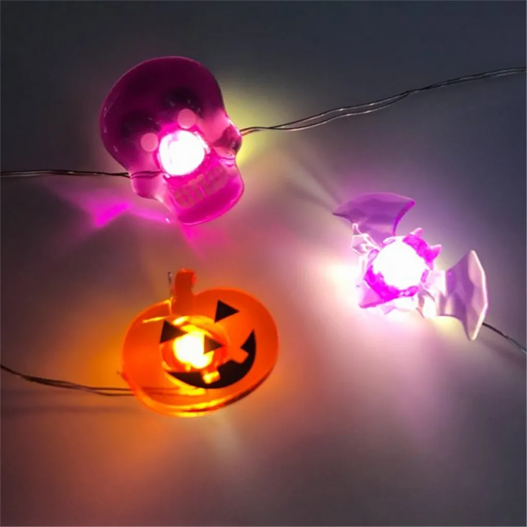 Светодиодный светильник на Хэллоуин в виде тыквы садовый домашний вечерние