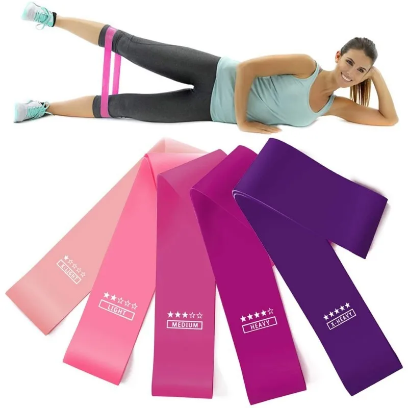Elastic Bands For Fitness Resistance Exercise Gym Strength Training Gum Pilates Sport Crossfit Workout Equipment |