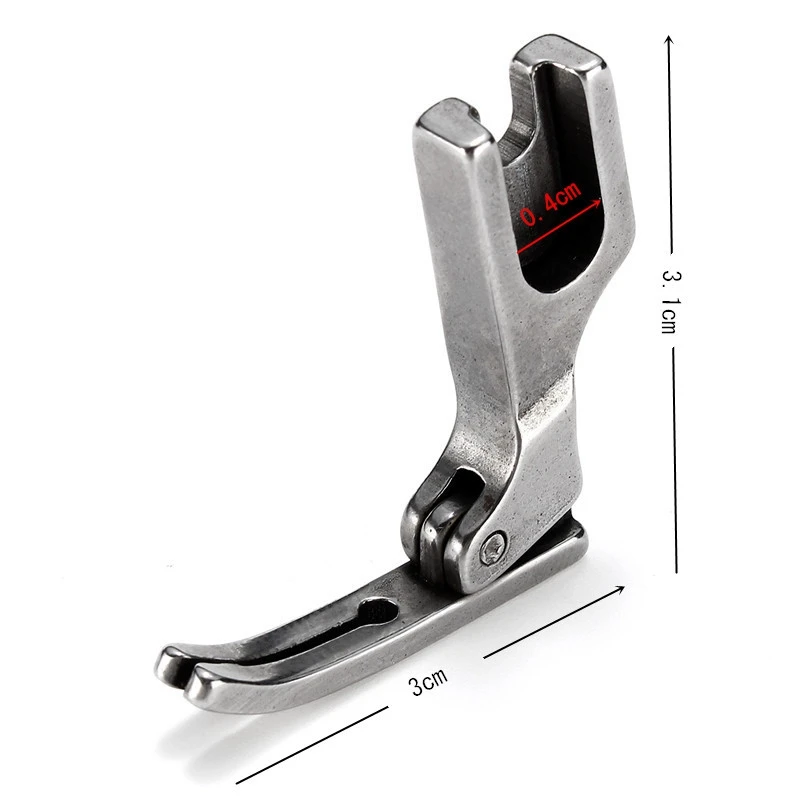Simple steel Sewing Machine Presser Foot Narrow Zipper for Industry Attachment Part Supplies | Дом и сад