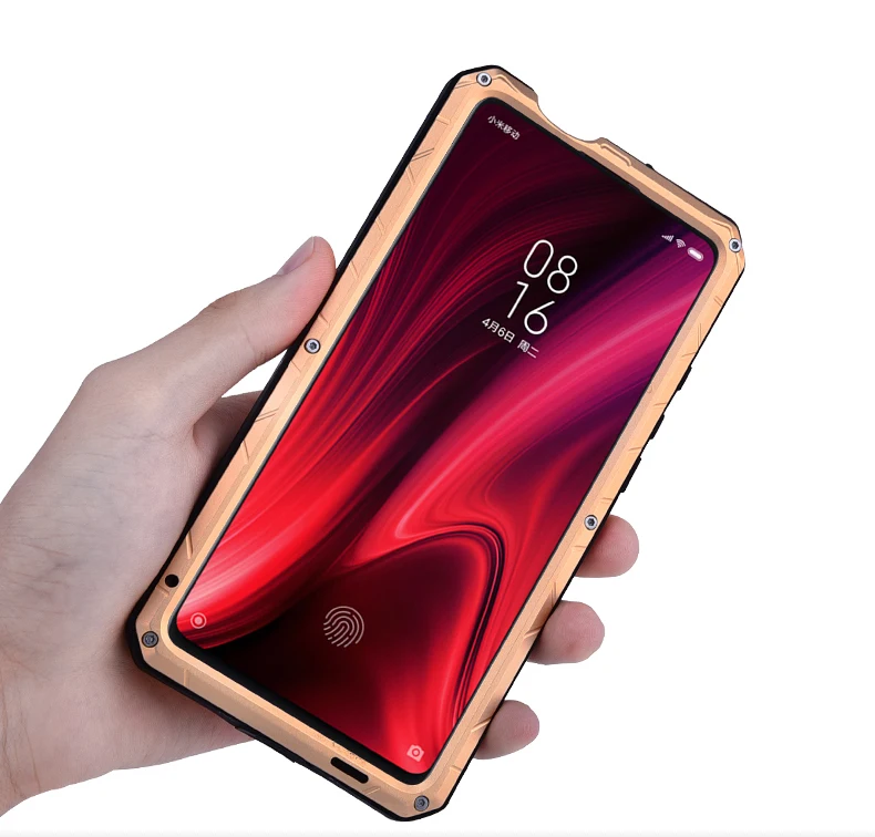IMATCH Повседневный водонепроницаемый чехол для Xiao mi Red mi K20 Pro mi 9T Pro Роскошный Металлический силиконовый чехол Coque Полные Защитные чехлы для телефонов
