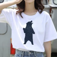 2021 t shirt women summer o neck short sleeve top tee shirt for girls ladies female casual korean fashion ullzang clothing