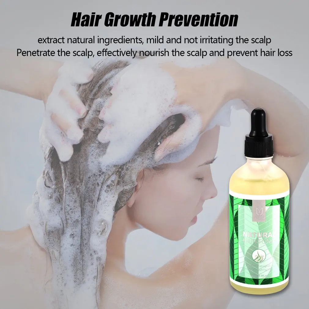 Роста волос предупреждения питательный раствор питает кожу головы мягкая и не