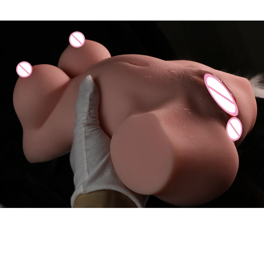 Реалистичная секс кукла с туловищем Мужская мастурбация 3D большая грудь