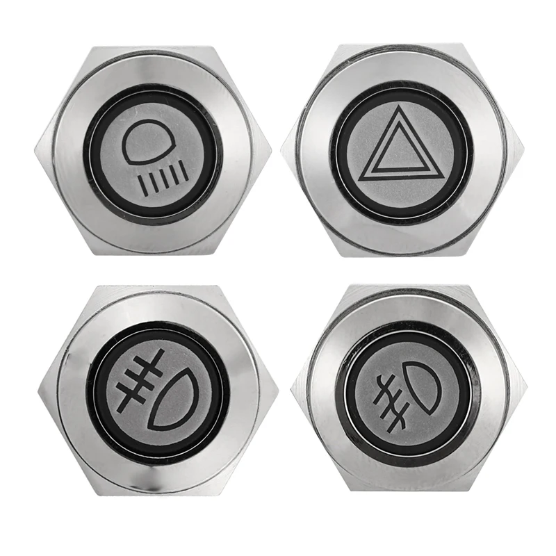 16 мм Автомобильный светодиодный самоблокирующийся из нержавеющей стали