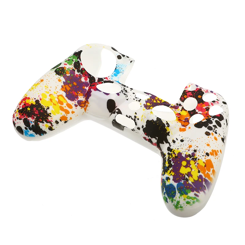 Новый силиконовый защитный чехол с колпачками для джойстика Dualshock 4 контроллера