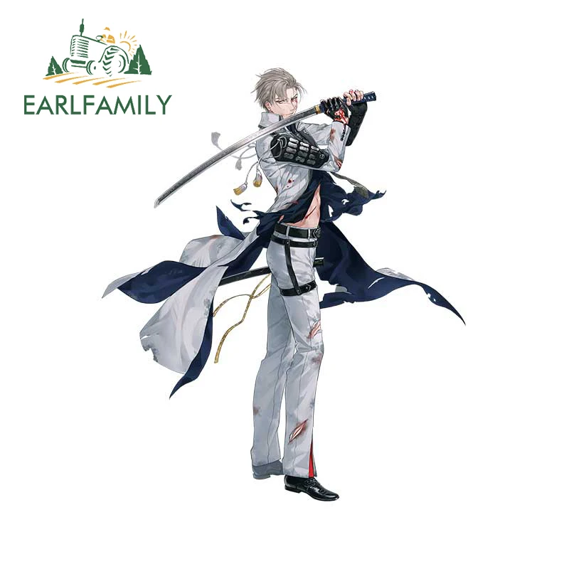 Автомобильные наклейки EARLFAMILY, 13 см x 10,9 см, Touken Ranbu, онлайн, наклейки на окна, солнцезащитное стекло, ветровое стекло, устойчивые к царапинам, автомобильные аксессуары Автомобильные наклейки EARLFAMILY, 13 см x 10,9 см, Touken Ranbu, онлайн, наклейки на окна, солнцезащитное стекло, ветровое стекло, устойчивые к царапинам, автомобильные аксессуары