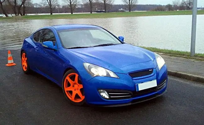 HYUNDAI GENESIS COUPE CUPRA R передний спойлер для губ евро Универсальный|Спойлеры и крылья| |