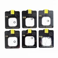 500pcs camera lens tempered glass screen protector for iphone 13 pro max mini full cover protective film with black circle